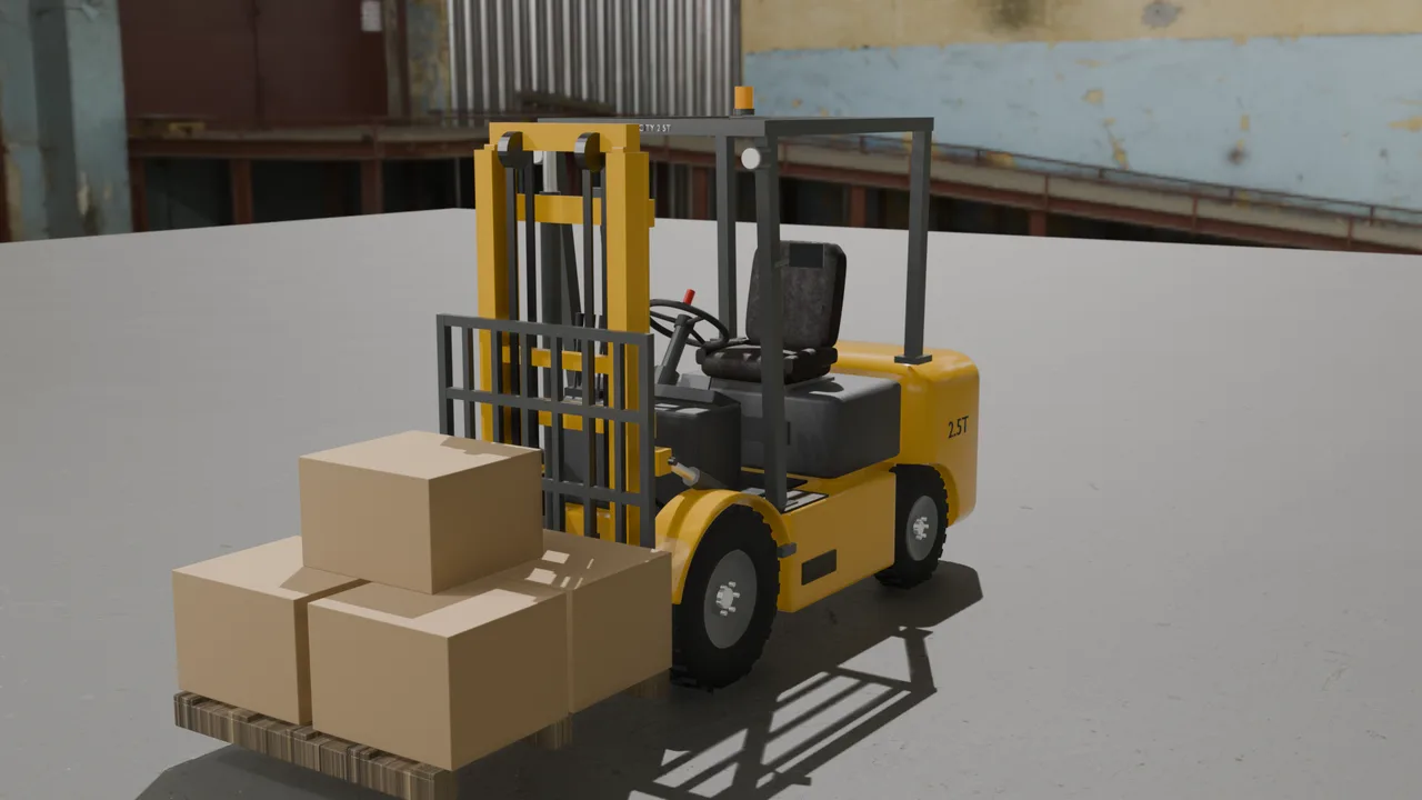Counterbalance Forklift — marketplace preview